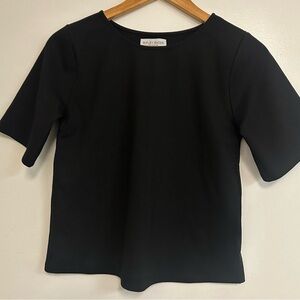 Riley & Rae Black Short Sleeve Top